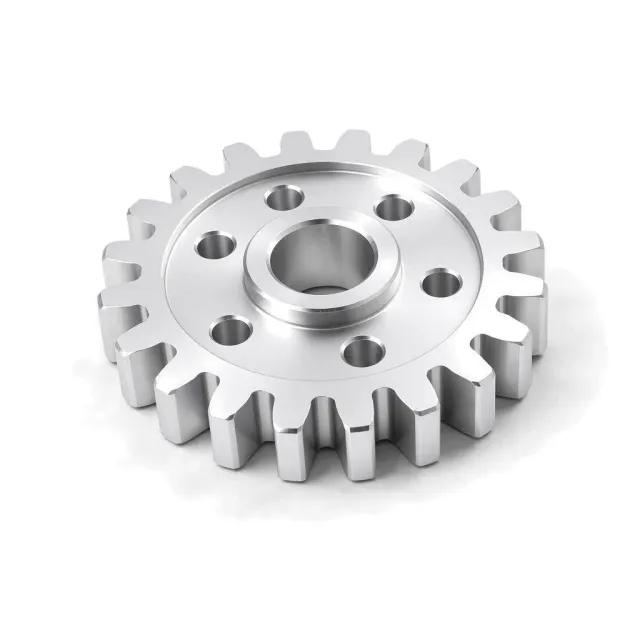 Aluminum Bright Dip on a machined part