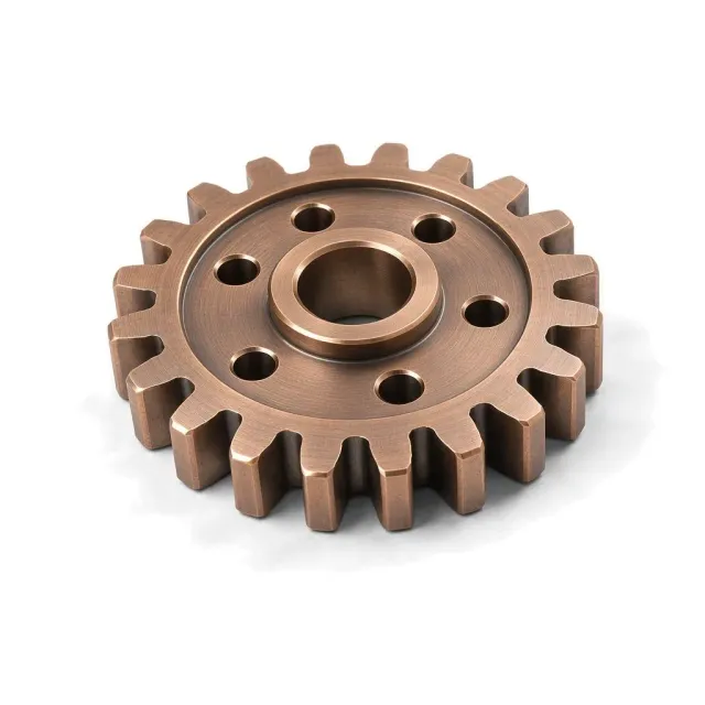 Bronze Plating on a machined part