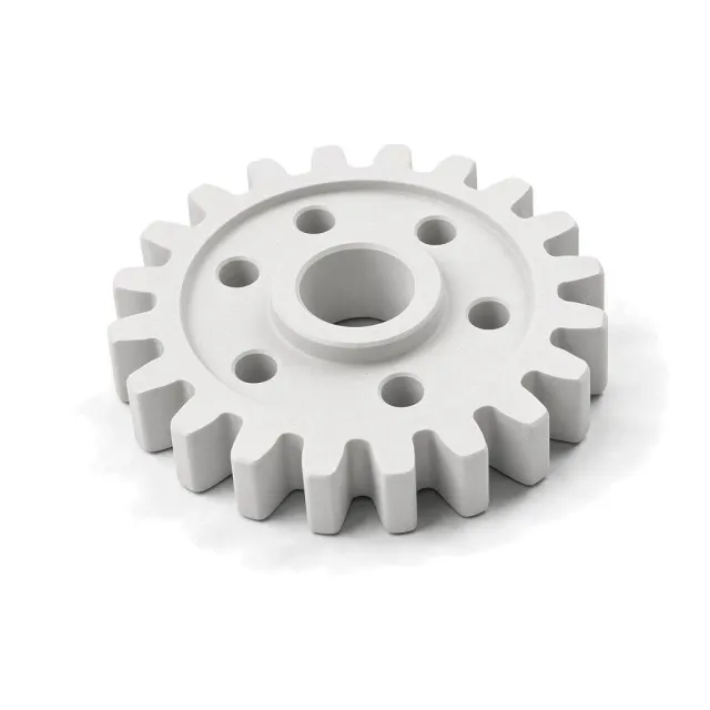 Plasma Electrolytic Oxidation on a machined part