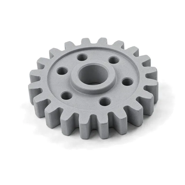 Sherardized Zinc Coating on a machined part