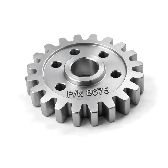 Steel Stamp Part Marking on a machined part