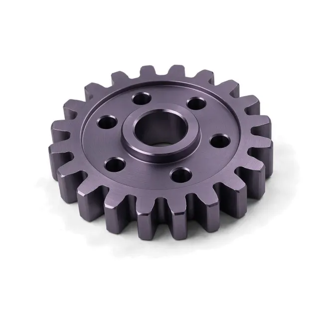 Titanium Aluminum Nitride PVD on a machined part