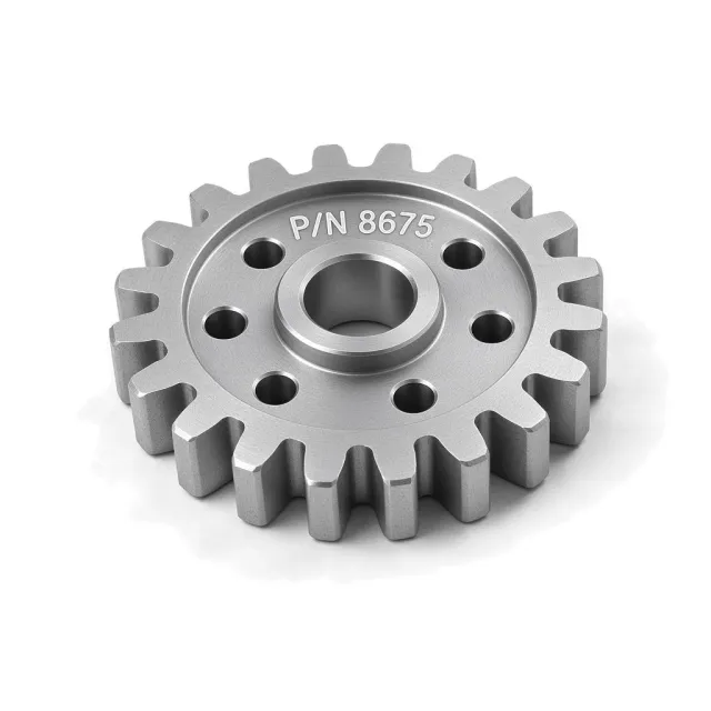 Vibro Engraving on a machined part