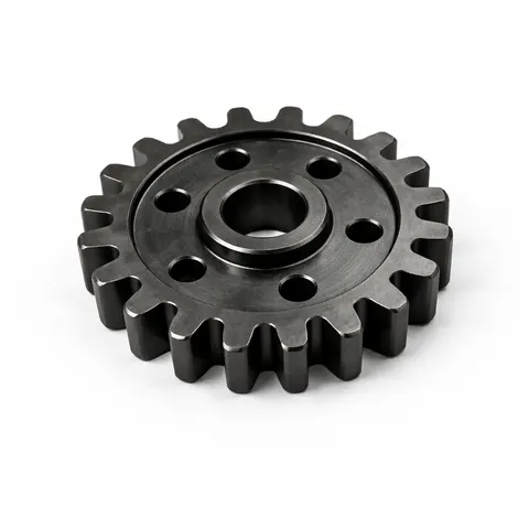 Part with black oxide finish