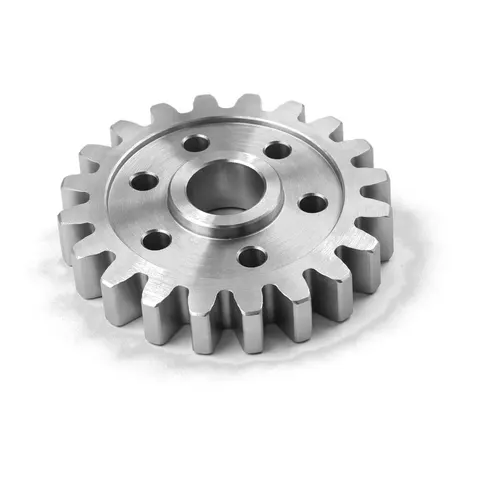 Part with brushed finish