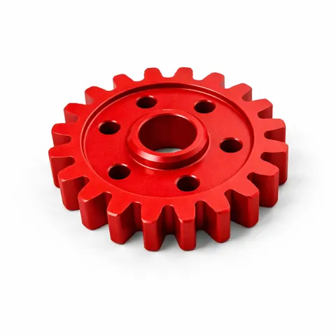 Part with powder coated finish